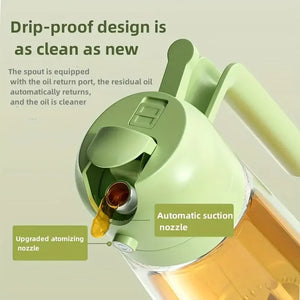 Dual-Purpose Glass Oil Spray Bottle