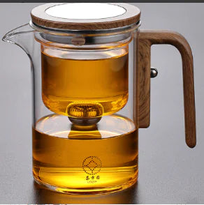 Elegant Tea Water Separation Teapot