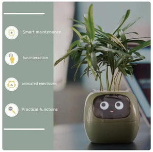 AI Botanist Planter - Smart Sensors & Display